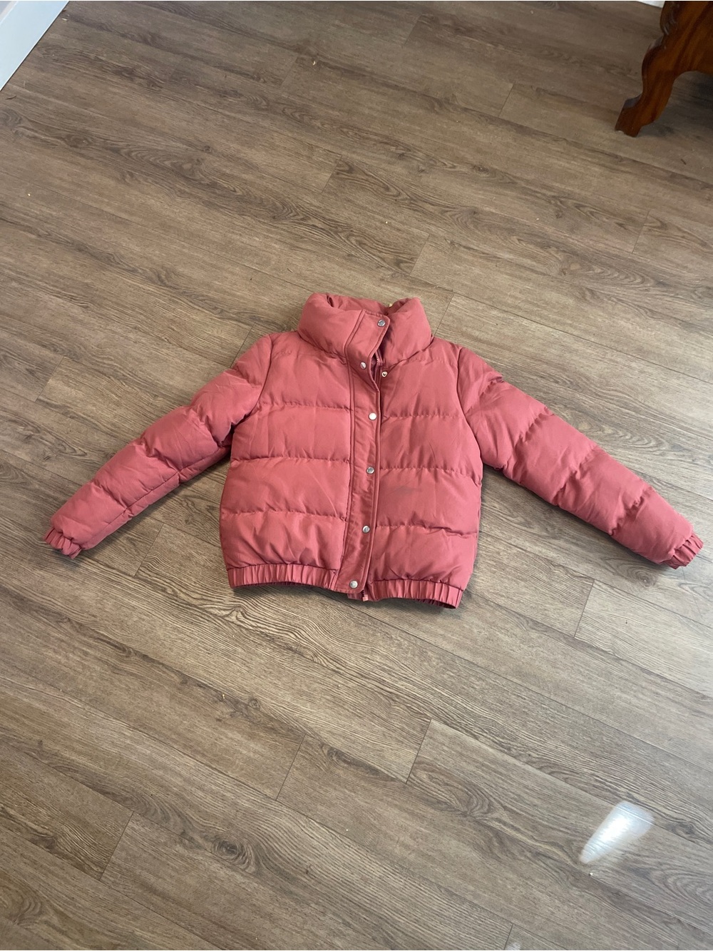 Women’s Coral Puffer Jacket - Short Quilted Coat